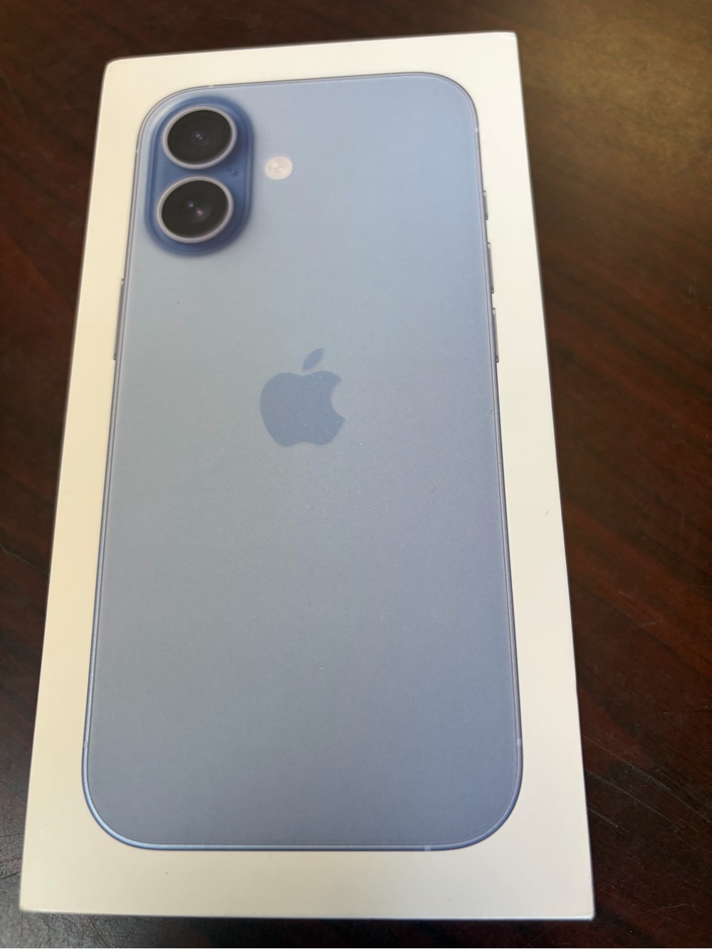 I phone 17 BOX ONLY, no phone or accessories mist blue new